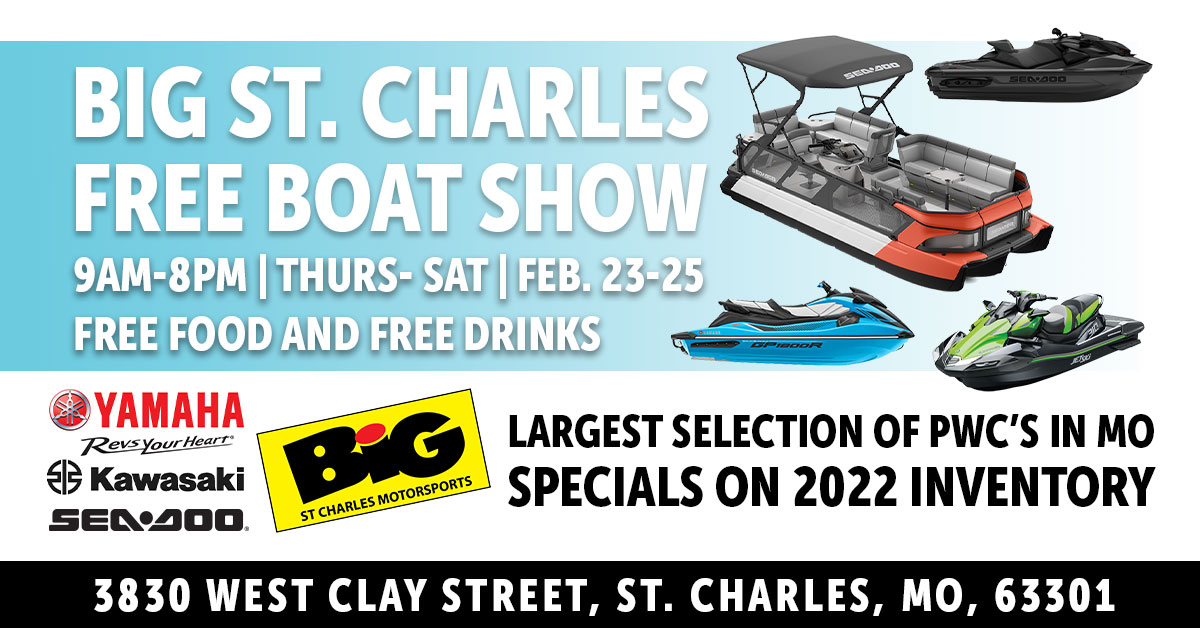 Free St Charles Boat Show Big St. Charles Motorsports Missouri